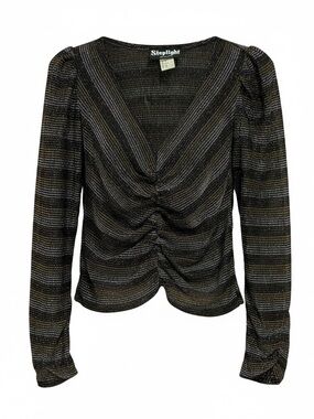 Spotlight vintage disco 70s metallic top